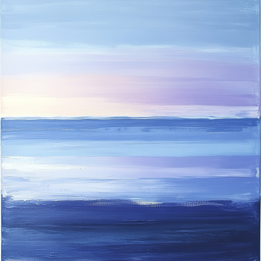 Pale Dawn Rhythm Paint by numbers art