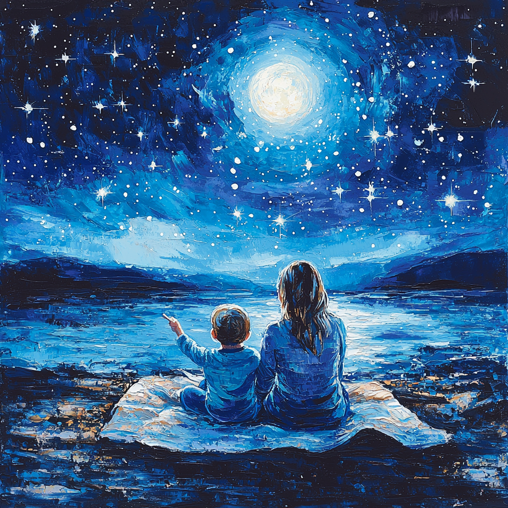 A Mother's Touch Of Magic Number Painting