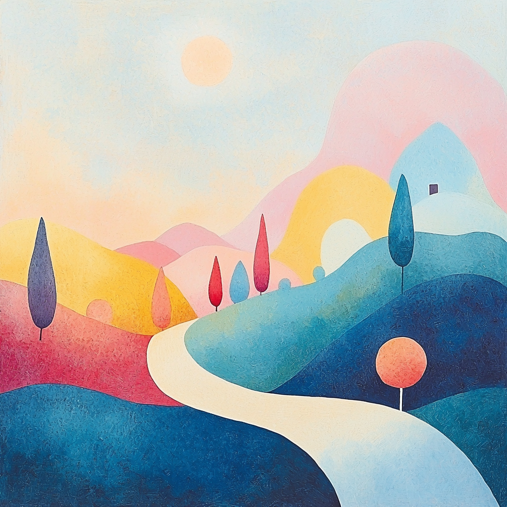 Paul Klee Inspired Ethereal Journeys Painting Number Kit