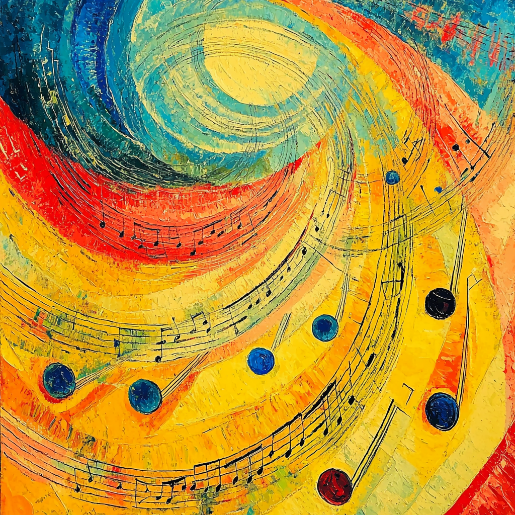 Wassily Kandinsky Inspired Timeless Melody Paint By Numbers Art