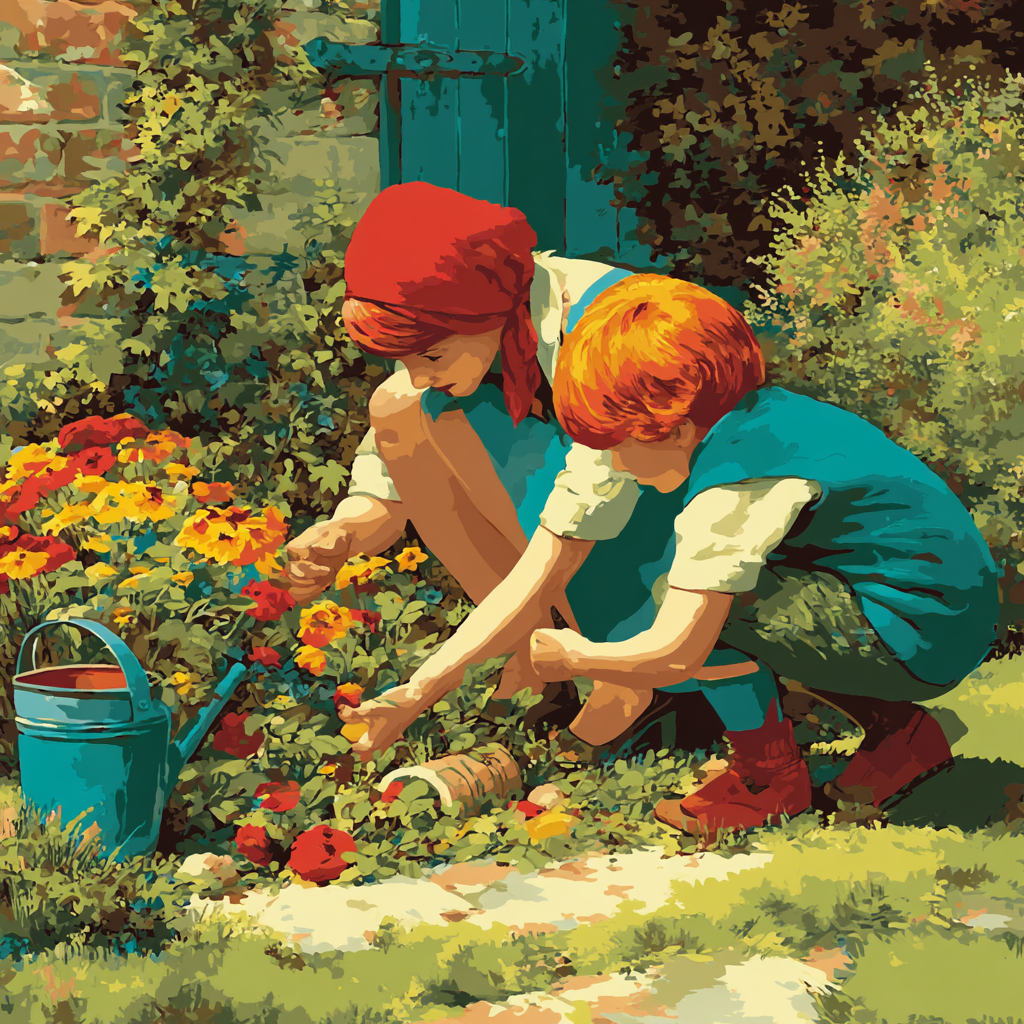 In The Garden Of Love DIY Paint By Numbers