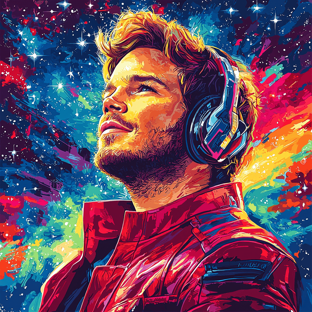 Chris Pratt: Unleashing The Star-Lord Within Numbered Painting Kits