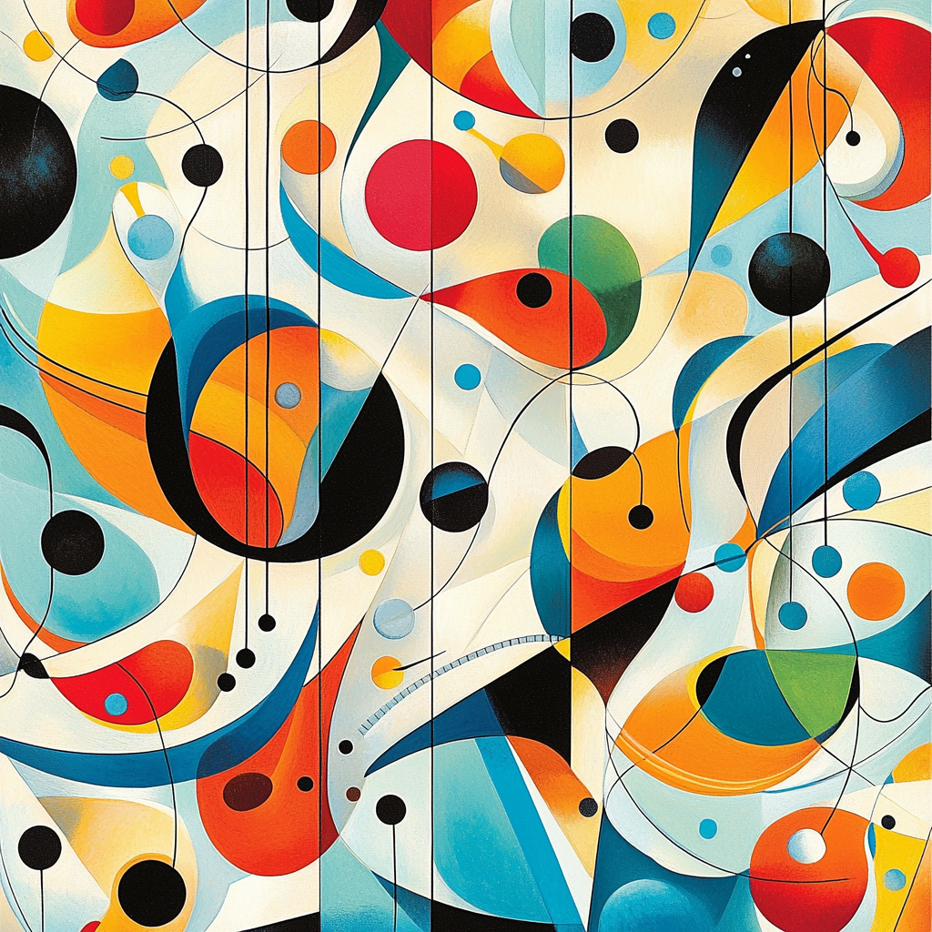 Paul Klee Inspired Musical Reverie DIY Paint By Numbers