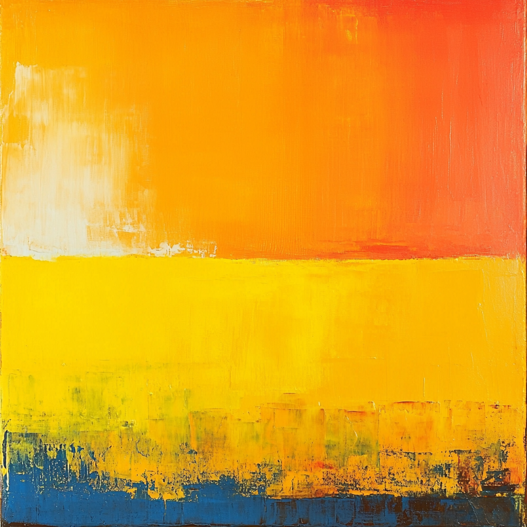 Mark Rothko Inspired Journey Through Light Paint By Numbers