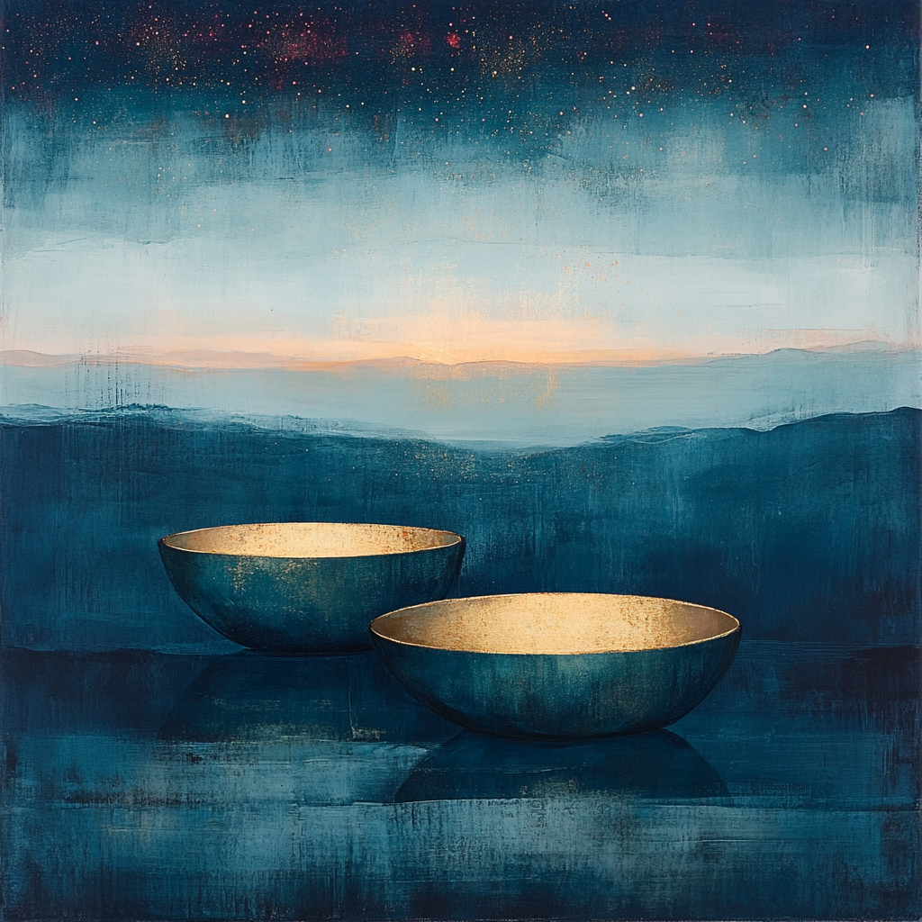 Mark Rothko Inspired Distant Nebula Number painting