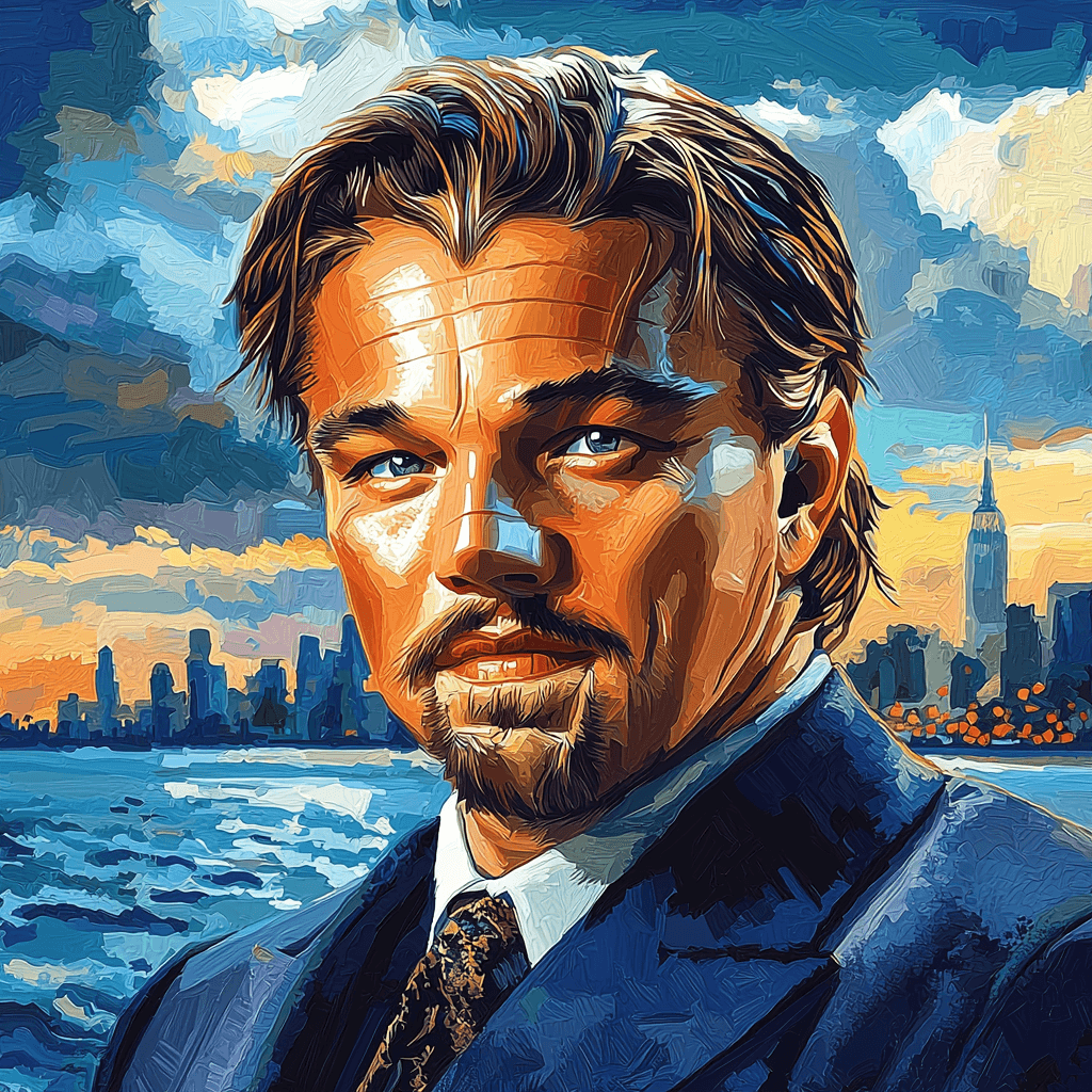 Leonardo DiCaprio: Navigating Through Titanic Dreams Paint By Numbers Art