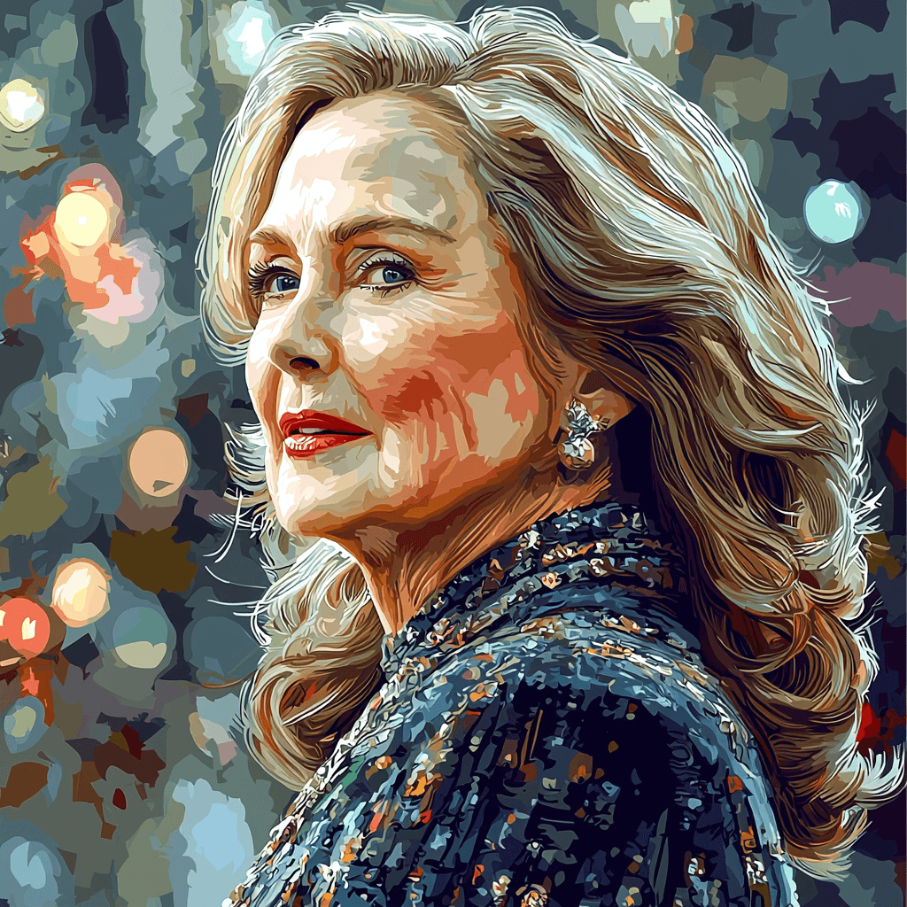 Meryl Streep: The Quintessential Chameleon Of Cinema Number Painting