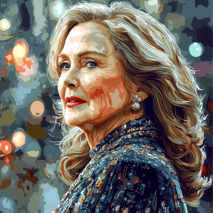 Meryl Streep: The Quintessential Chameleon Of Cinema Number Painting