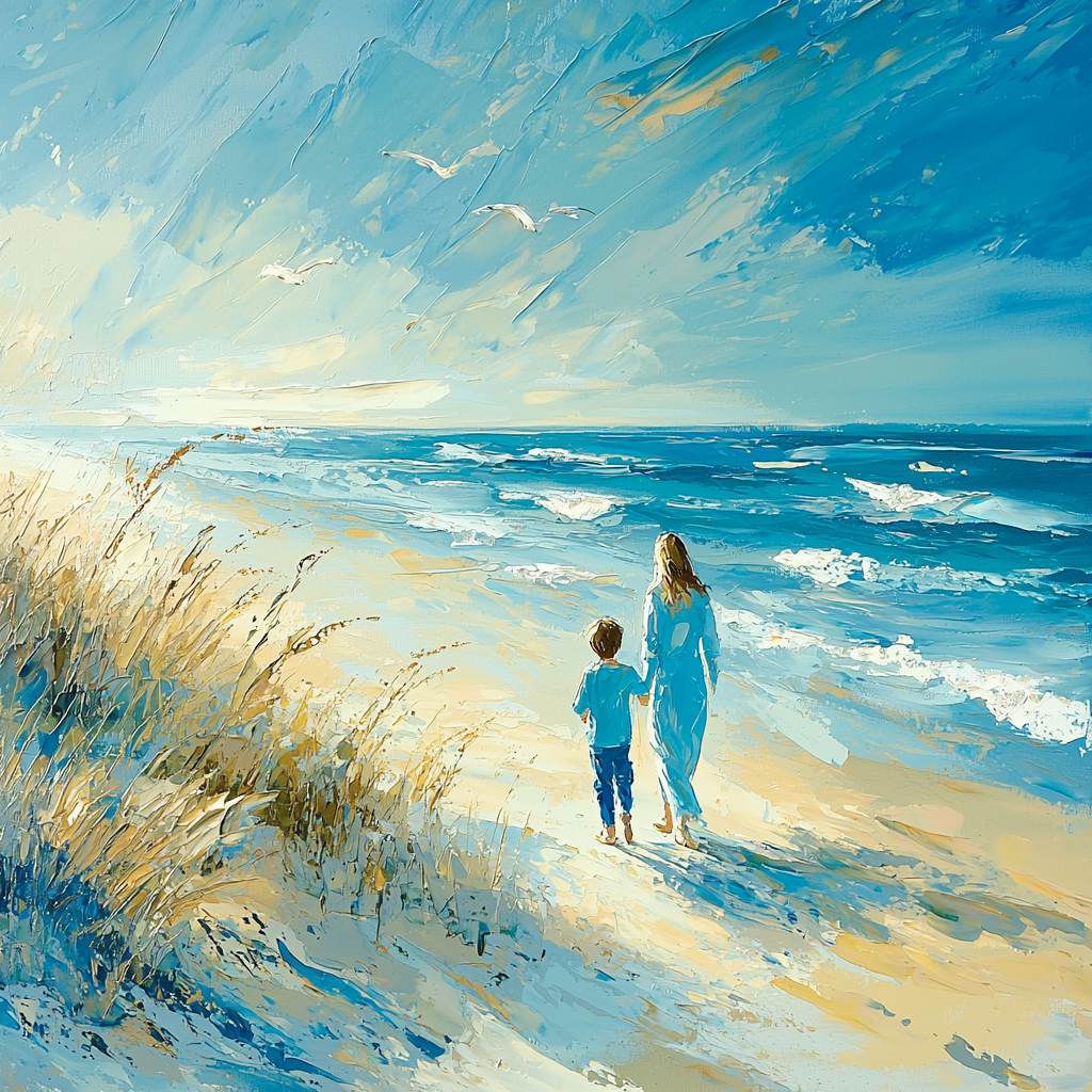 Gentle Waves Of Love Paint By Numbers Art