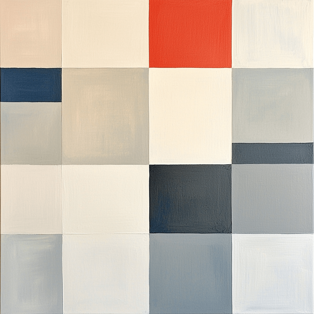 Kazimir Malevich Inspired Serene Minimalism Painting By Numbers Kit