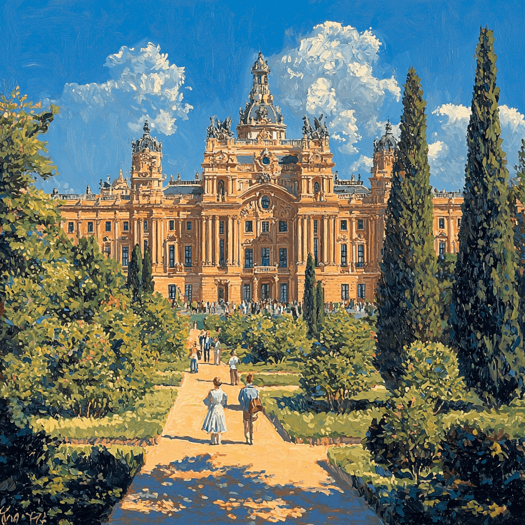 Royal Palace Of Madrid Painting Number Kit