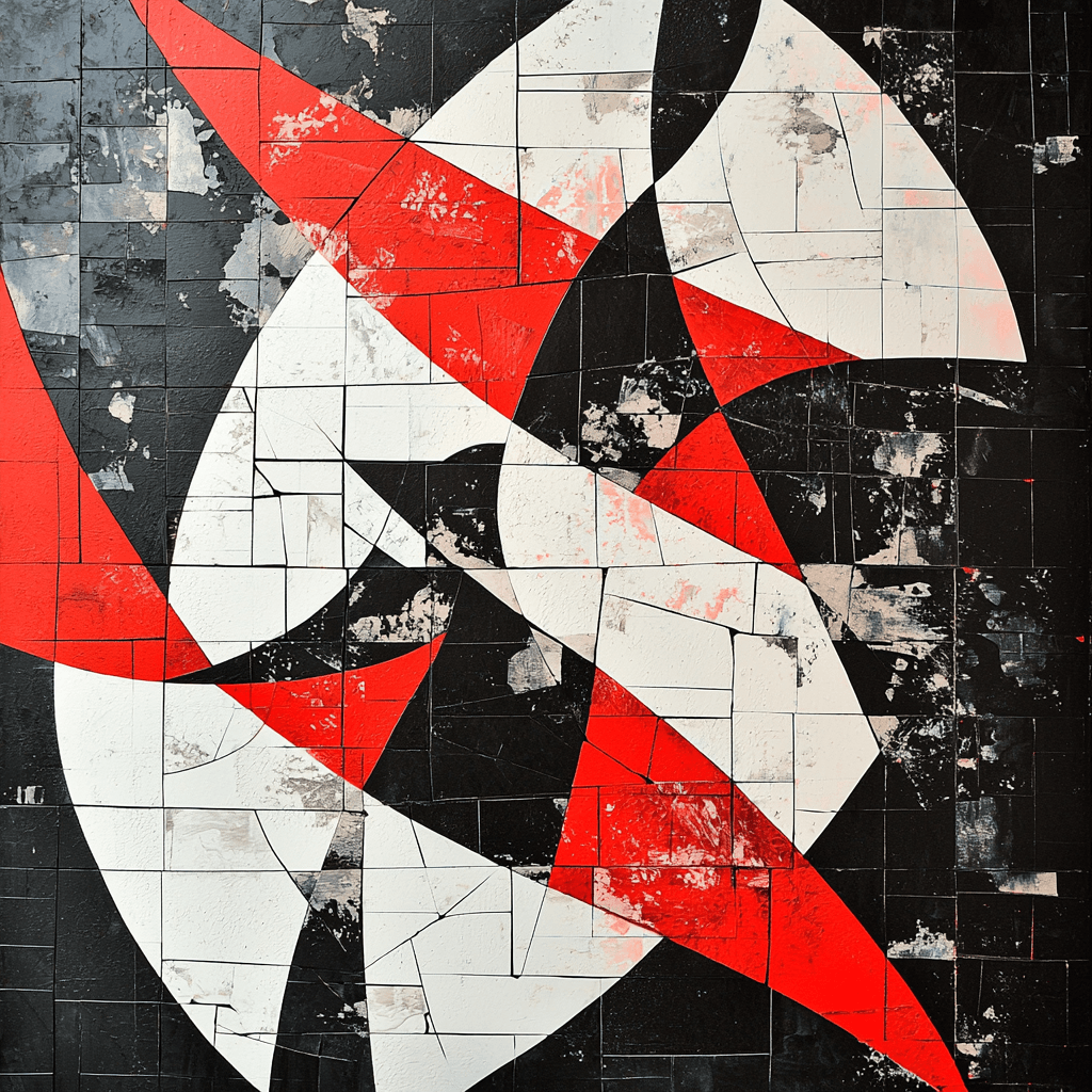 Banksy Inspired Shattered Illusions Paint By Color