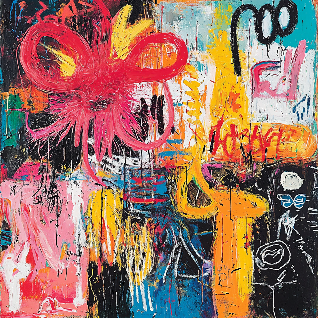 Jean-Michel Basquiat Inspired Inner Landscape Paint By Numbers