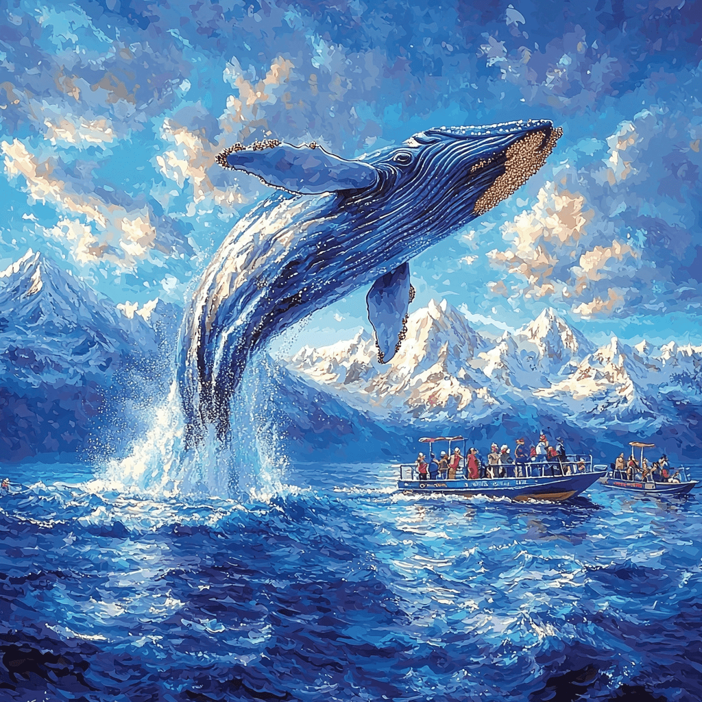 Whale Watching - Kaikoura Painting Number Kit