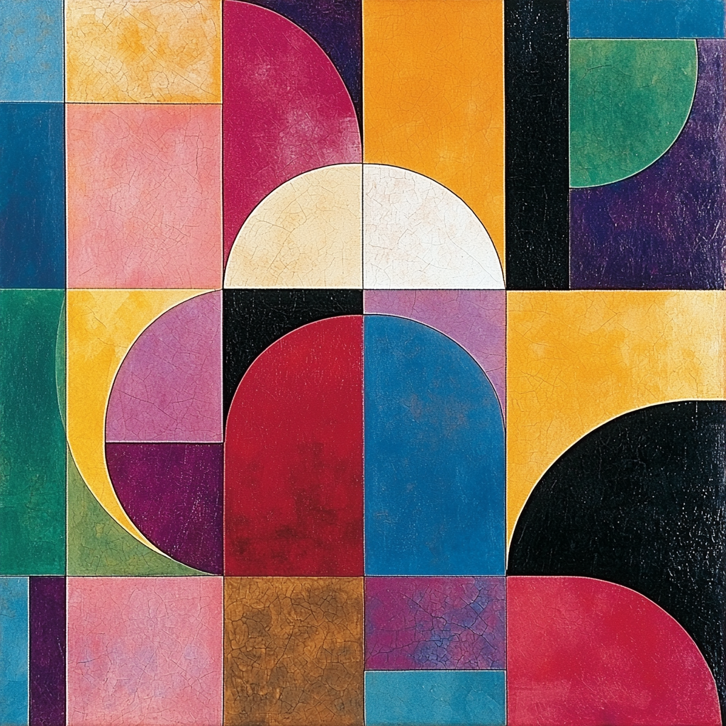 Kazimir Malevich Inspired Prismatic Abstraction Numbered Painting Kits