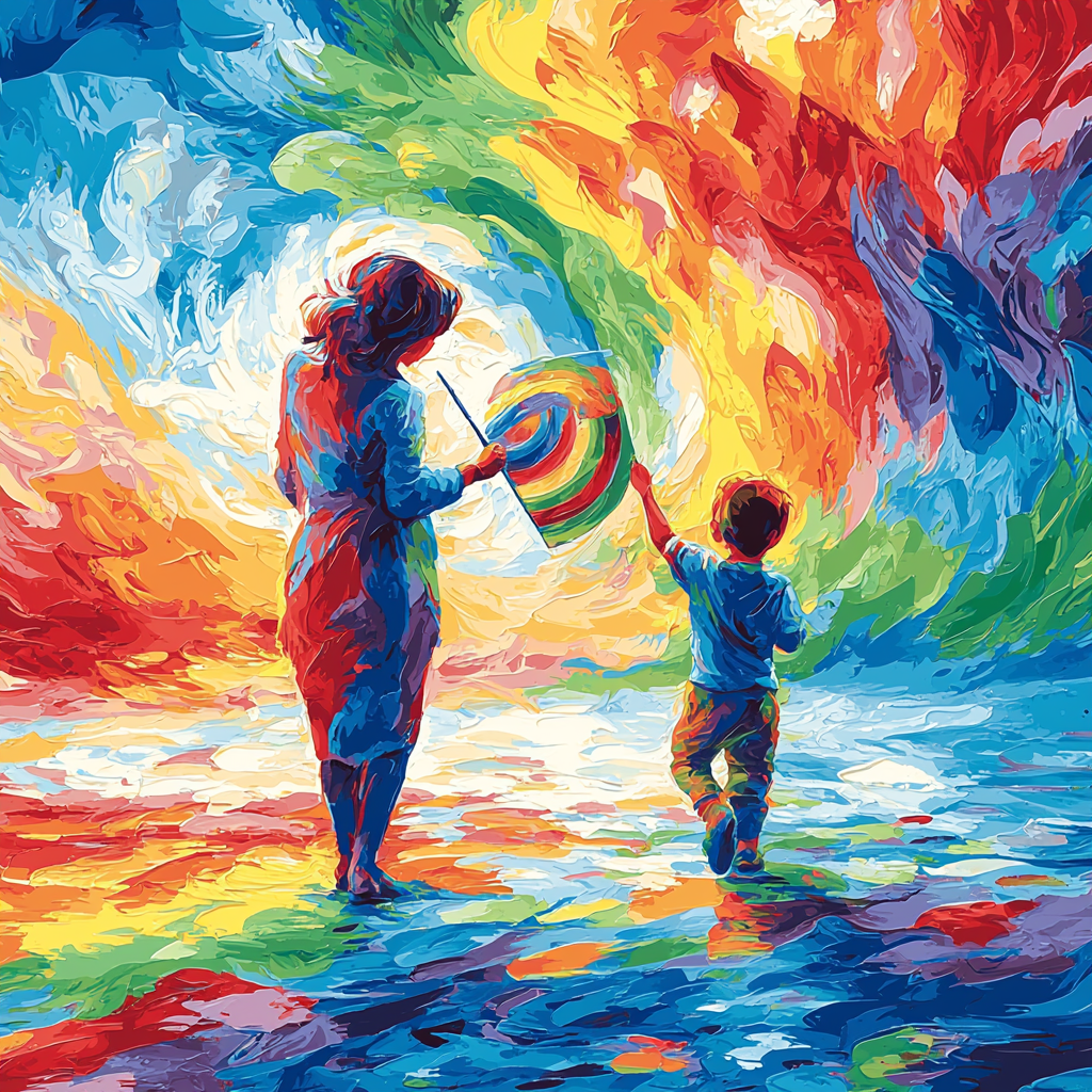 A Rainbow Of Love Paint By Numbers Kits