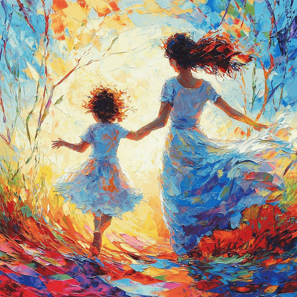 The Dance Of Love Number Painting
