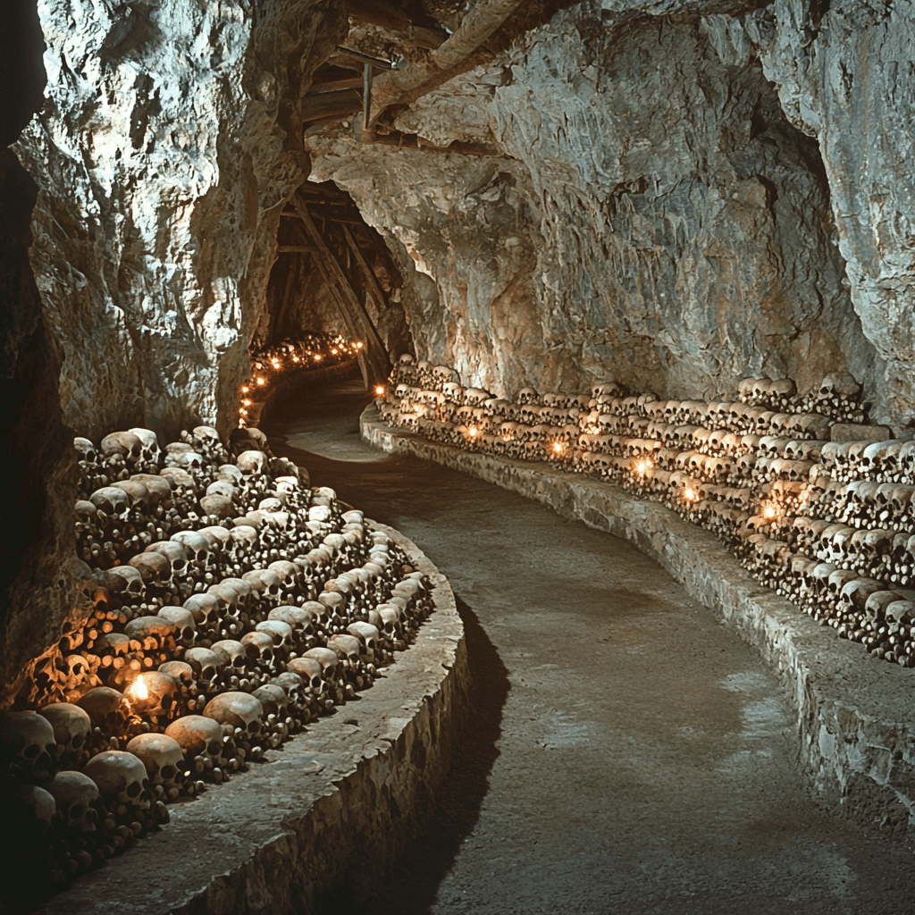 The Catacombs Of Paris Painting Number Kit