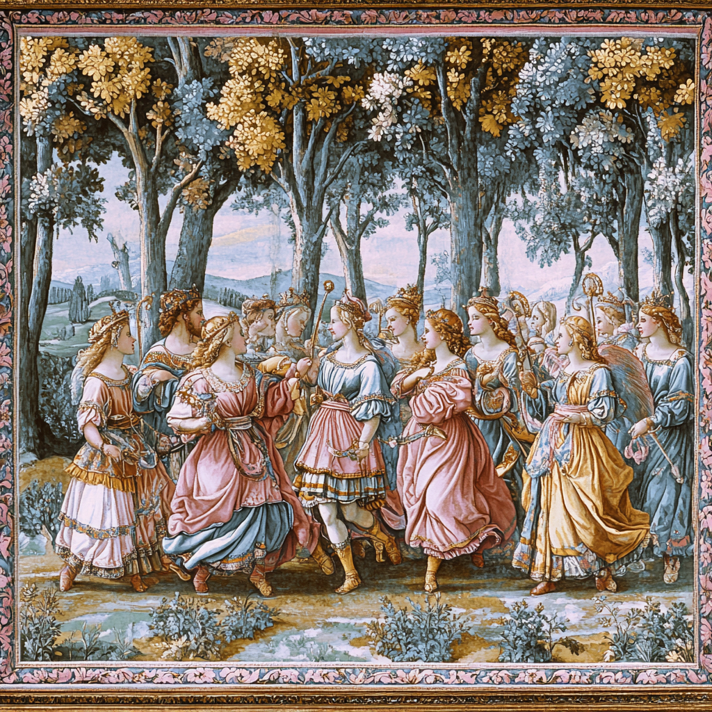 Raphael Inspired Mythological Scene Paint by numbers kits