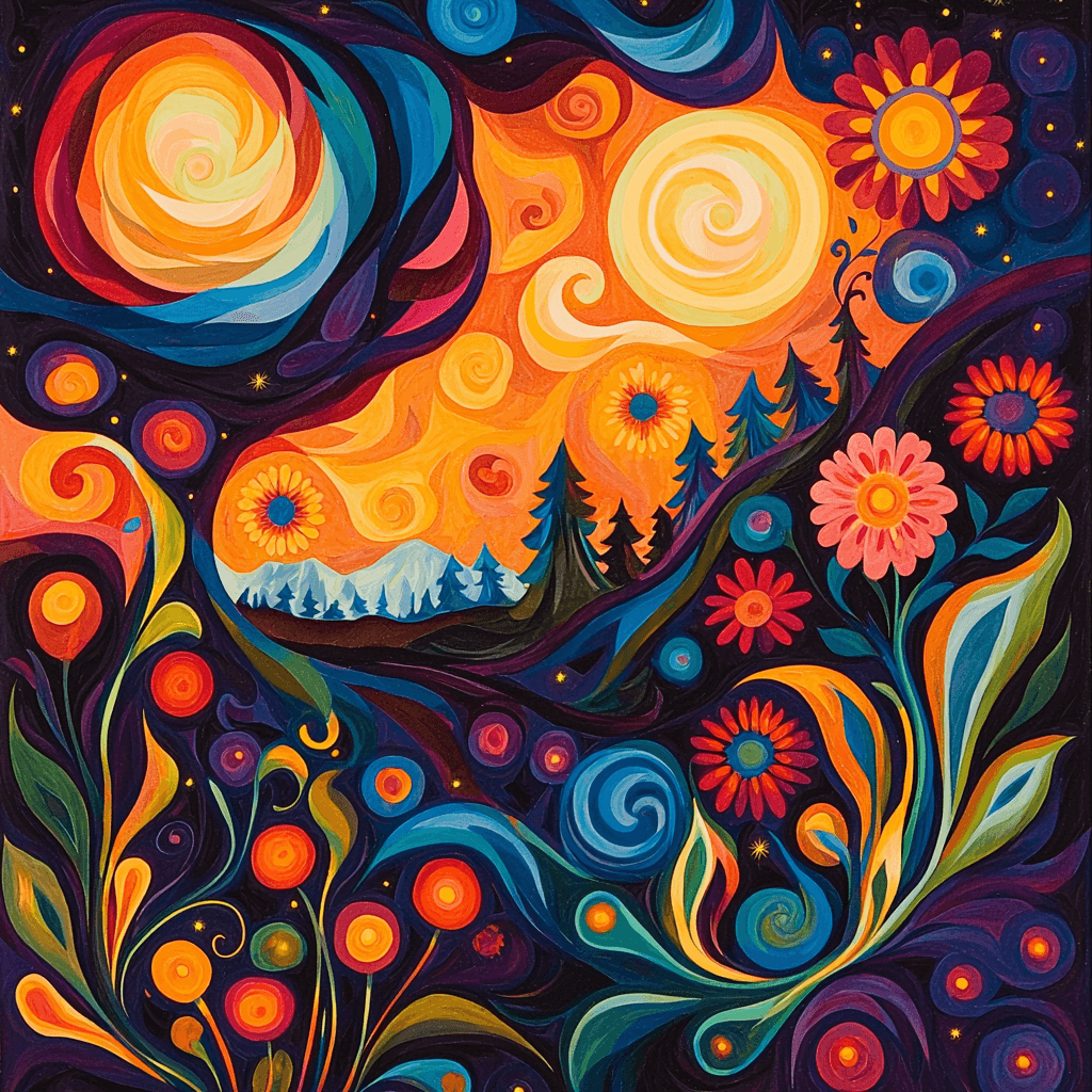 Alphonse Mucha Inspired Celestial Symphony Of Seasons Painting Number Kit