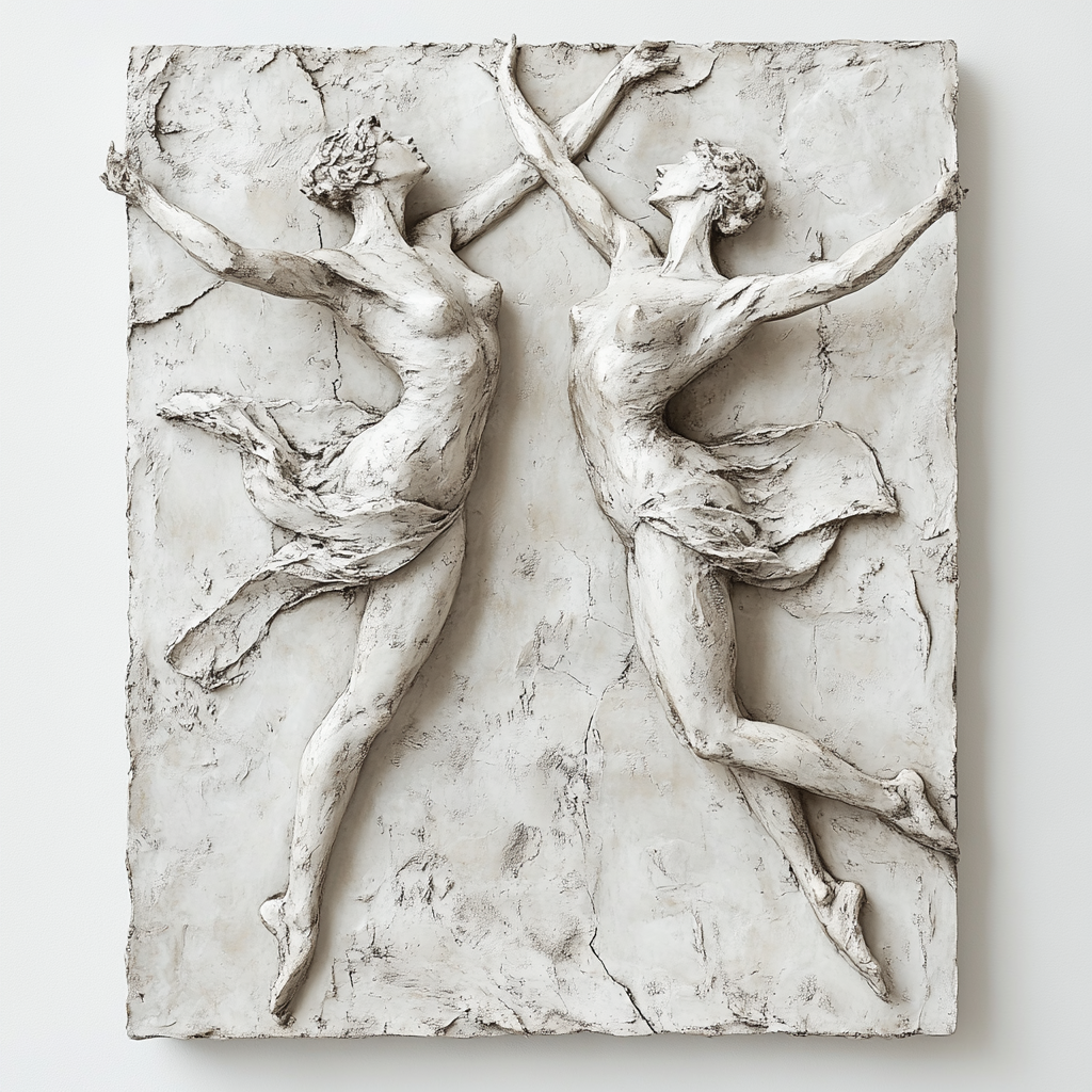 Auguste Rodin Inspired Dancers In Motion Paint by numbers kits