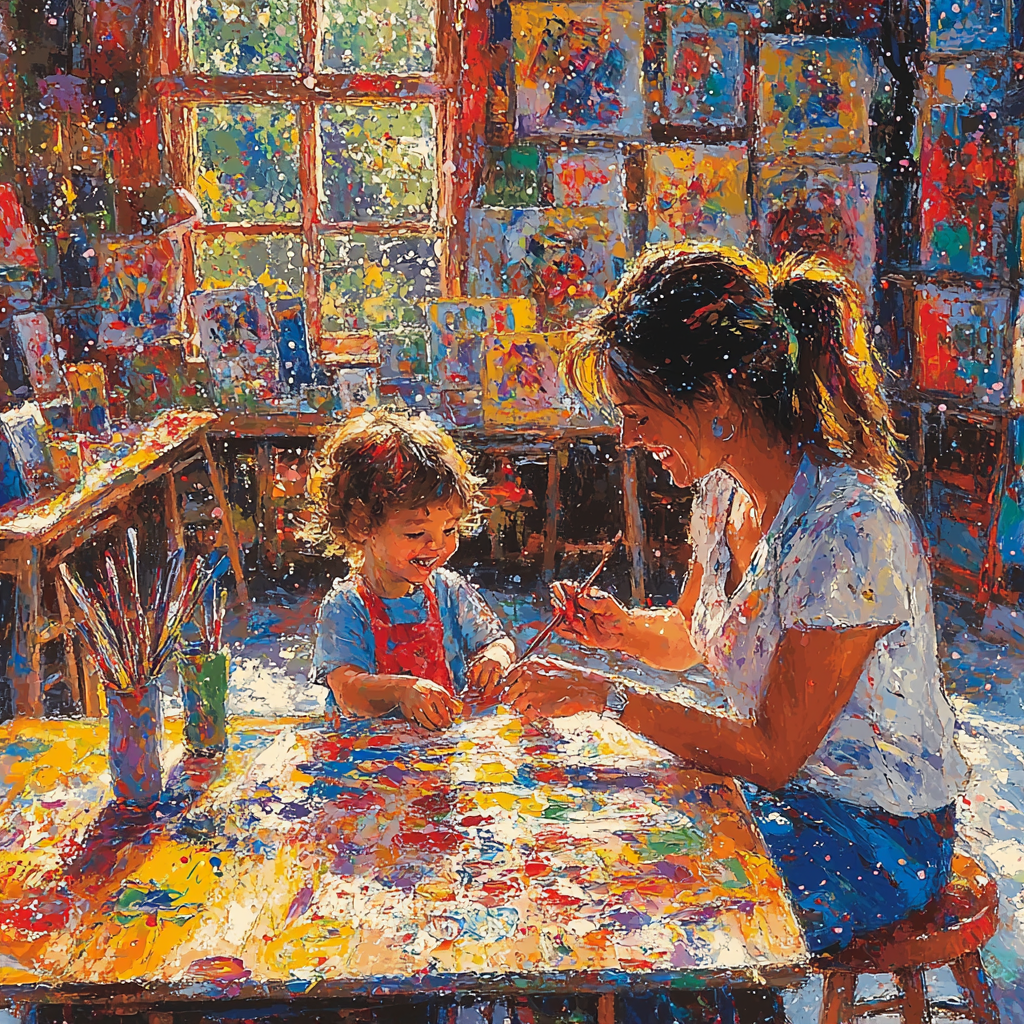 The Colors Of Joy Number Painting