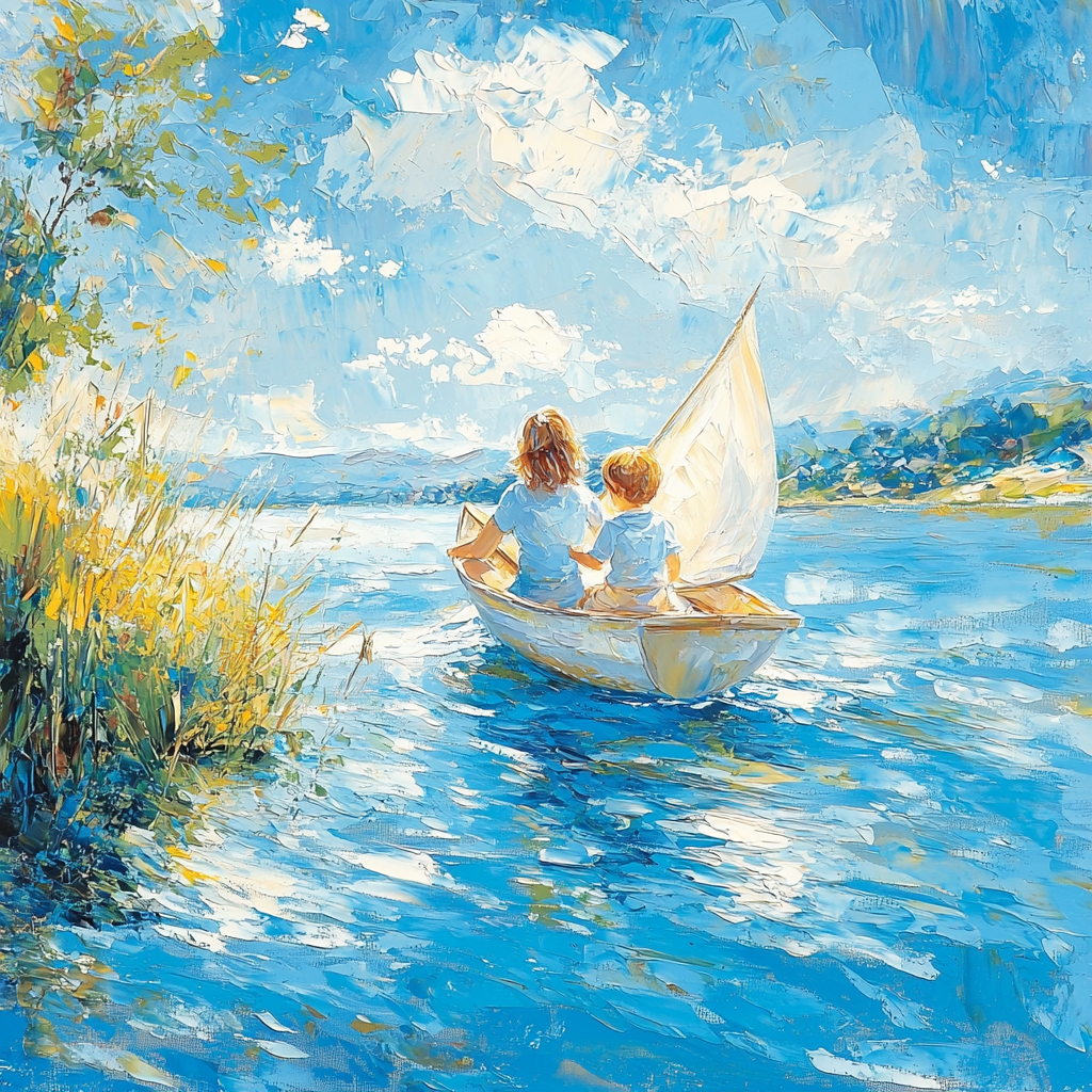 Sailing Together In Love Paint By Number