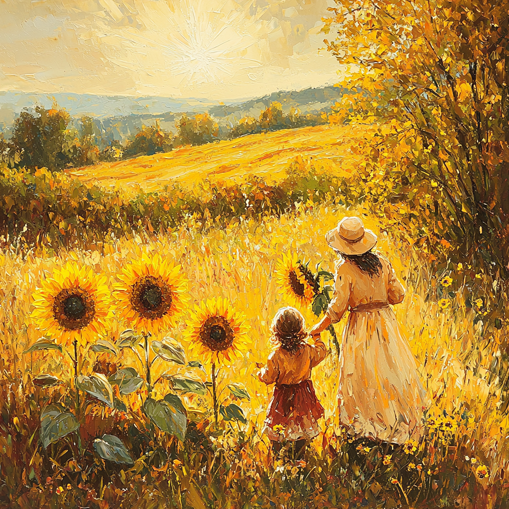 Golden Field Of Memories Paint By Numbers Kits