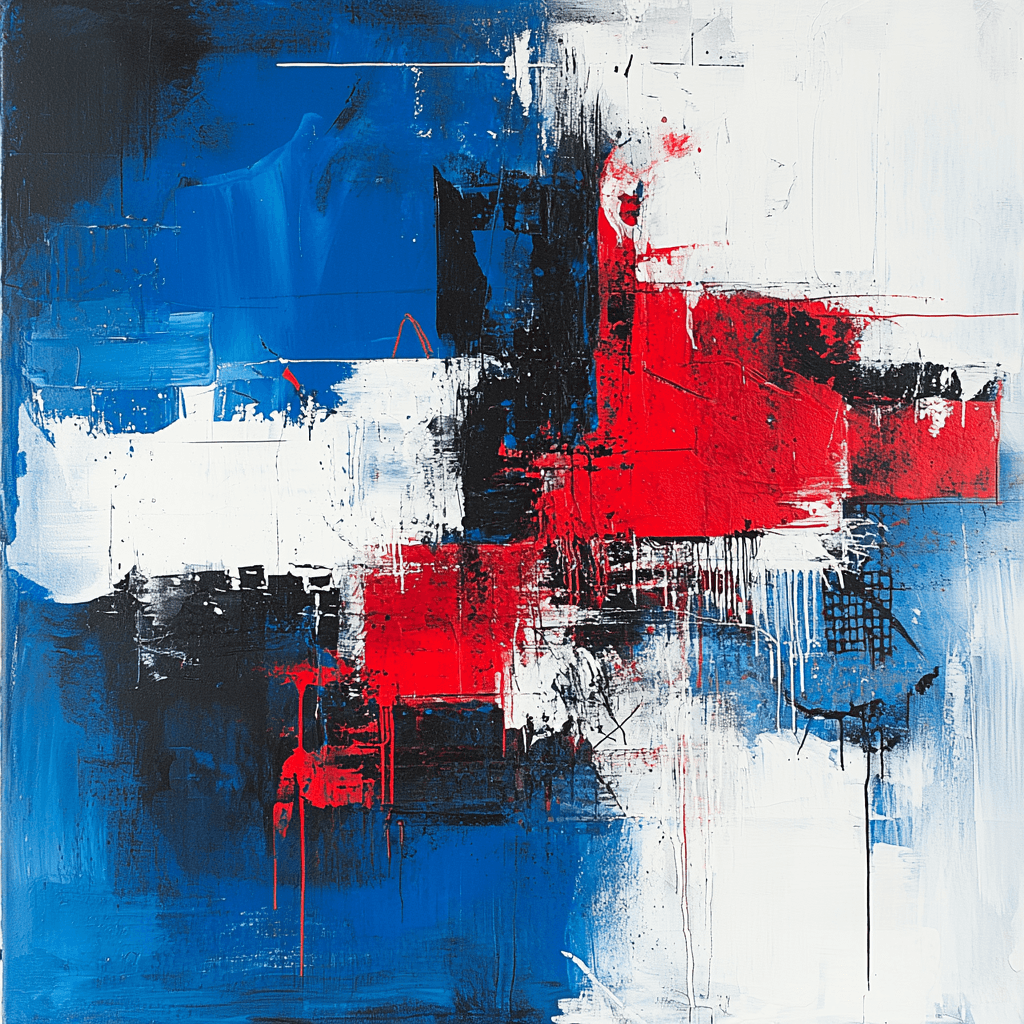 Jean-Michel Basquiat Inspired Silent Struggles Painting Number Kit