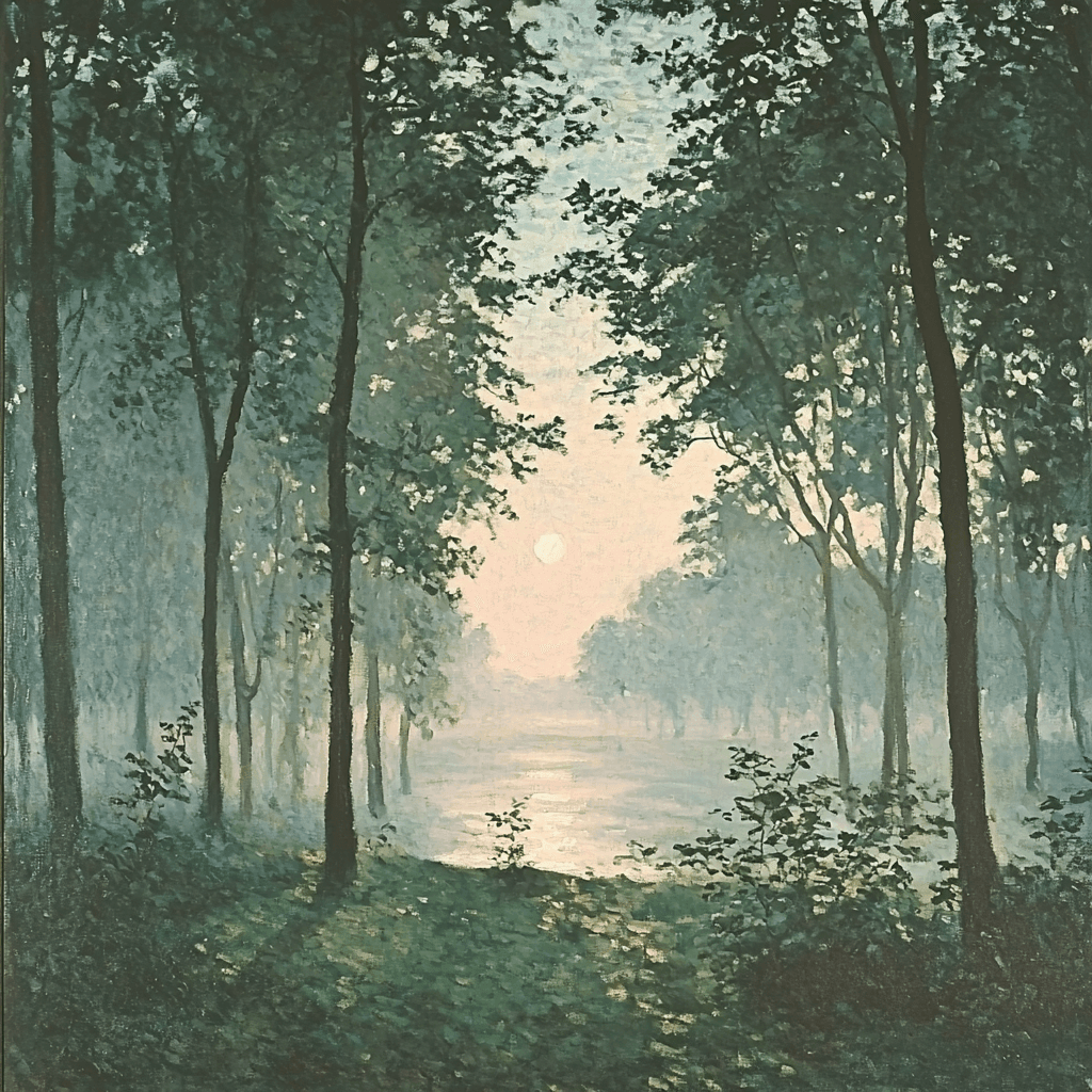 Claude Monet Inspired Monet's Forest Awakening Paint By Numbers