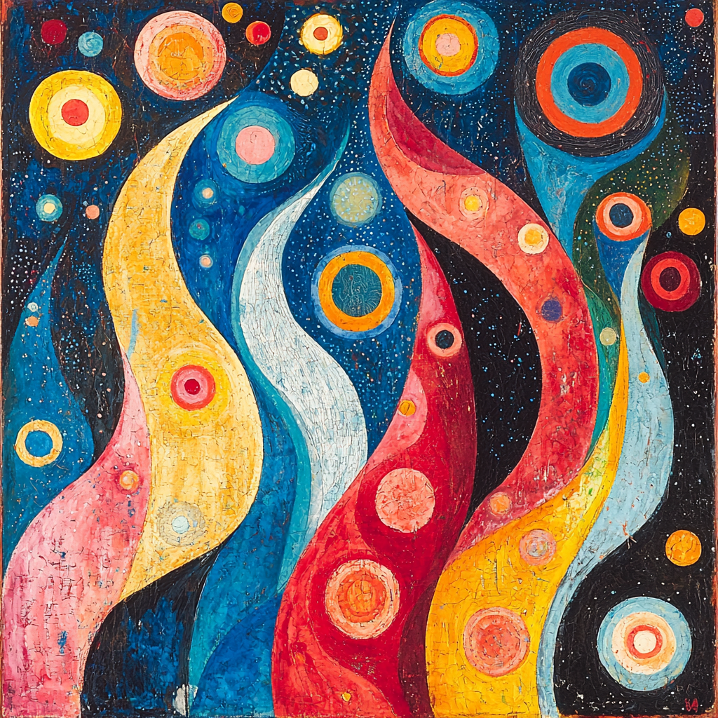 Paul Klee Inspired Whirlwind Of Thoughts Paint By Numbers Art