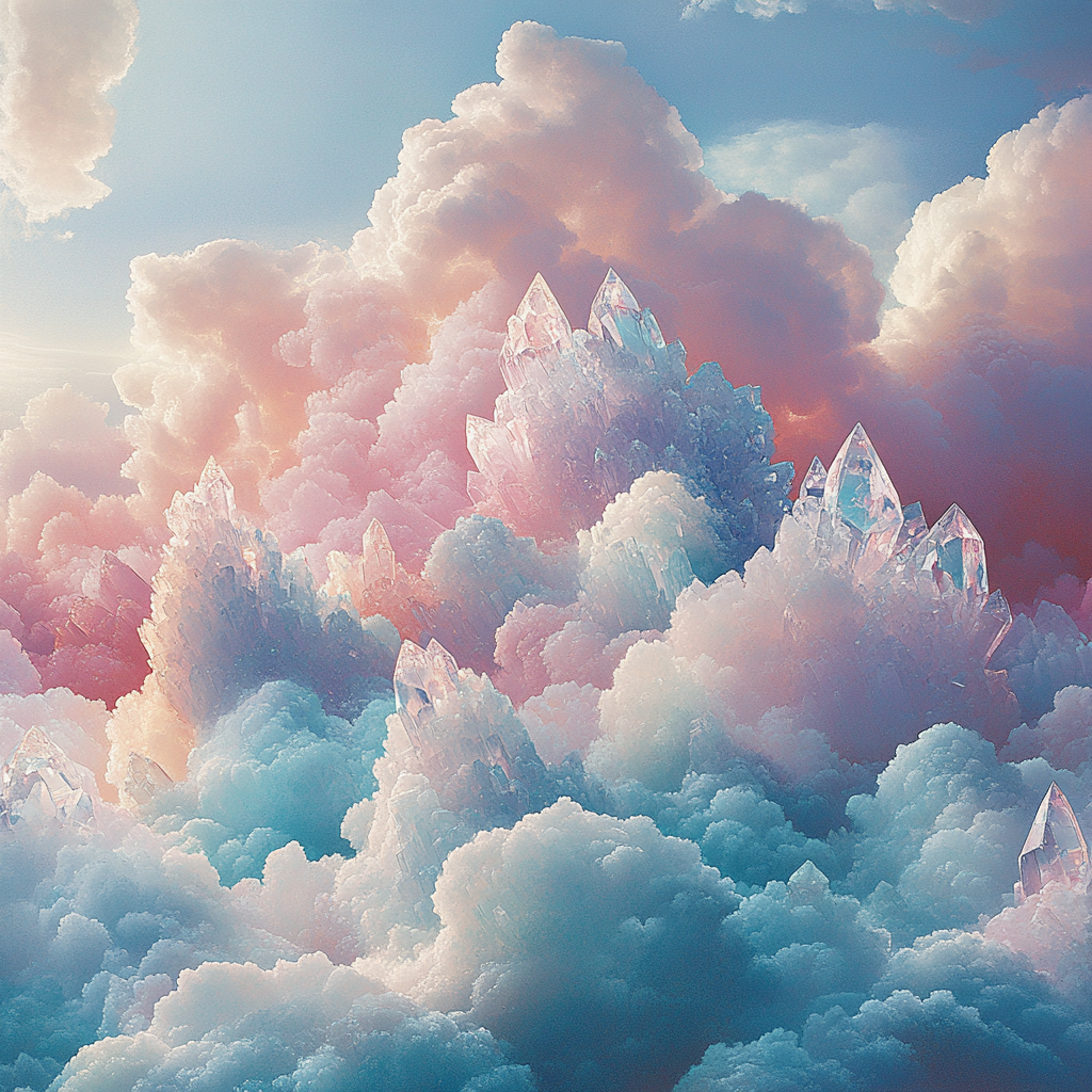 Michelangelo Inspired Quartz Clouds painting number kit
