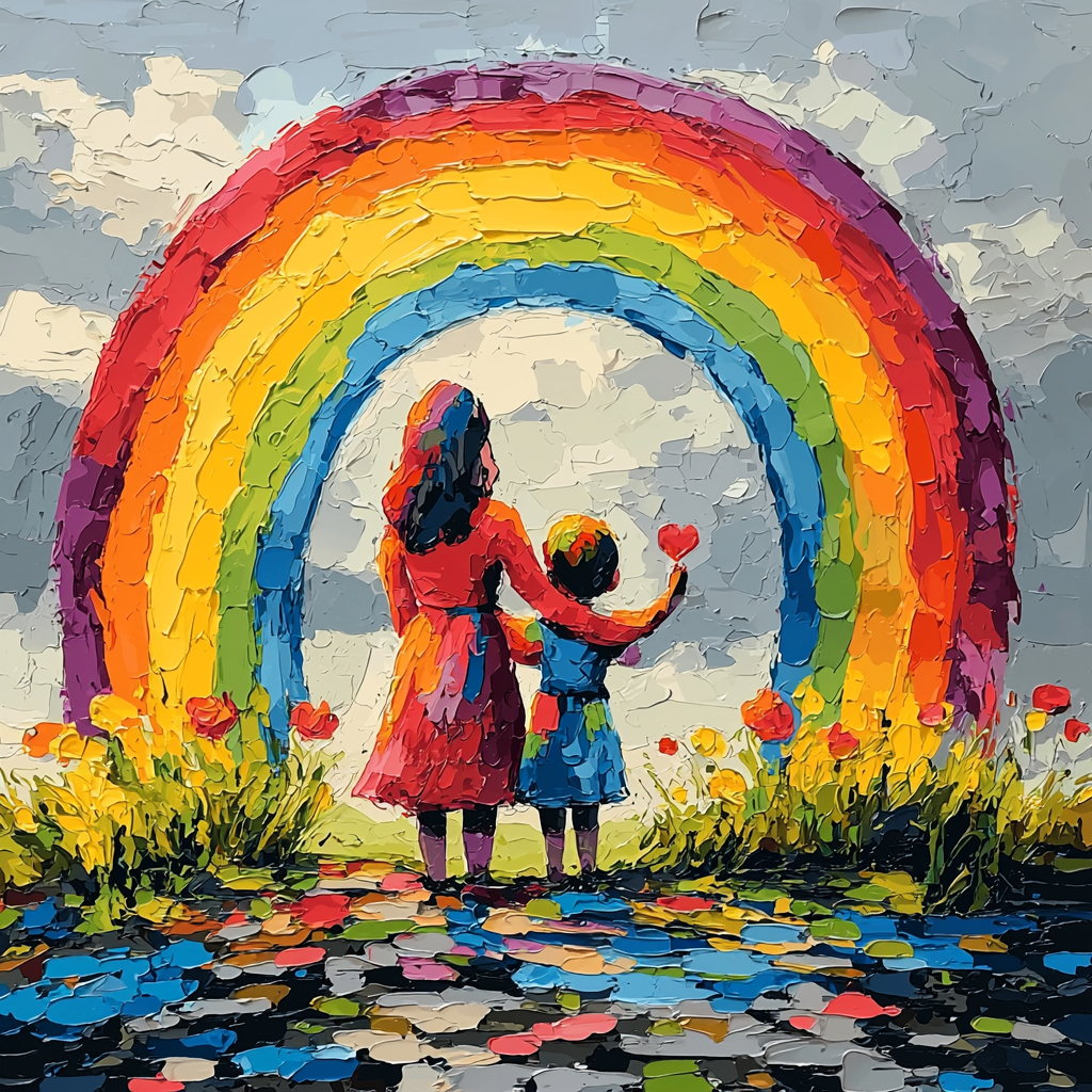 Rainbow Of Hopes Paint By Numbers