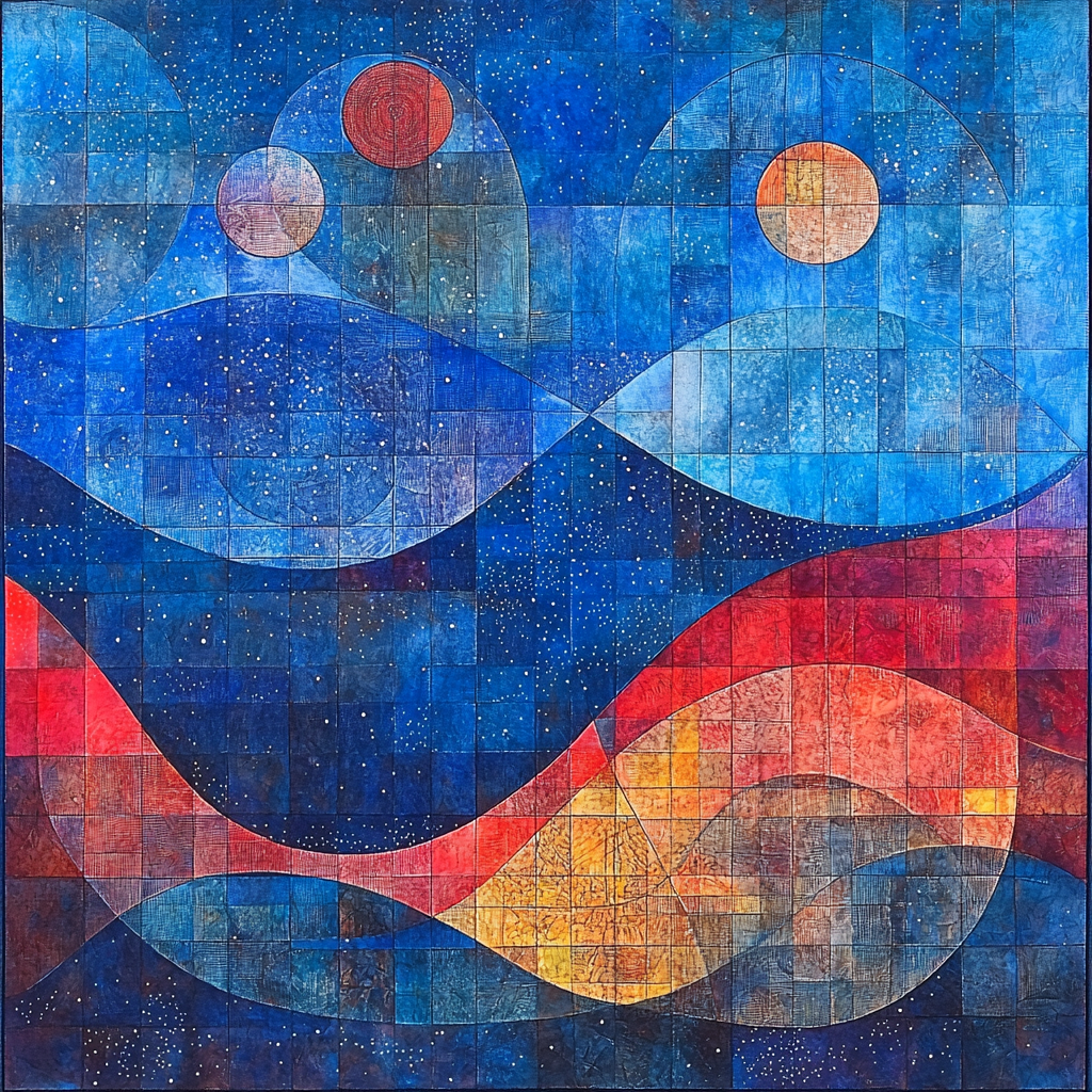 Paul Klee Inspired Celestial Abstractions Paint By Numbers