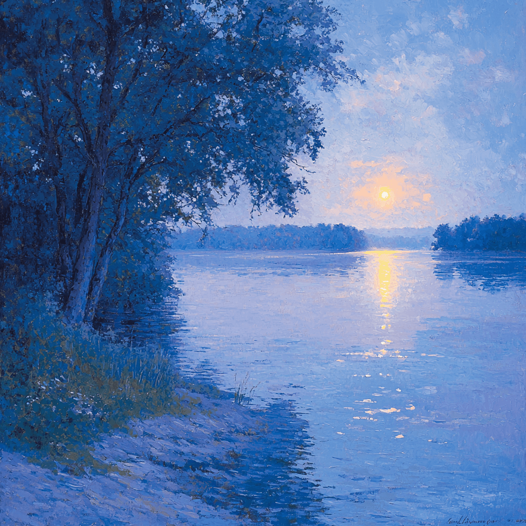 Caspar David Friedrich Inspired Enchanting Nightfall DIY Paint By Numbers