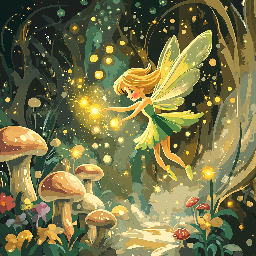 Tinker Bells Magical Twilight Disney paint by number