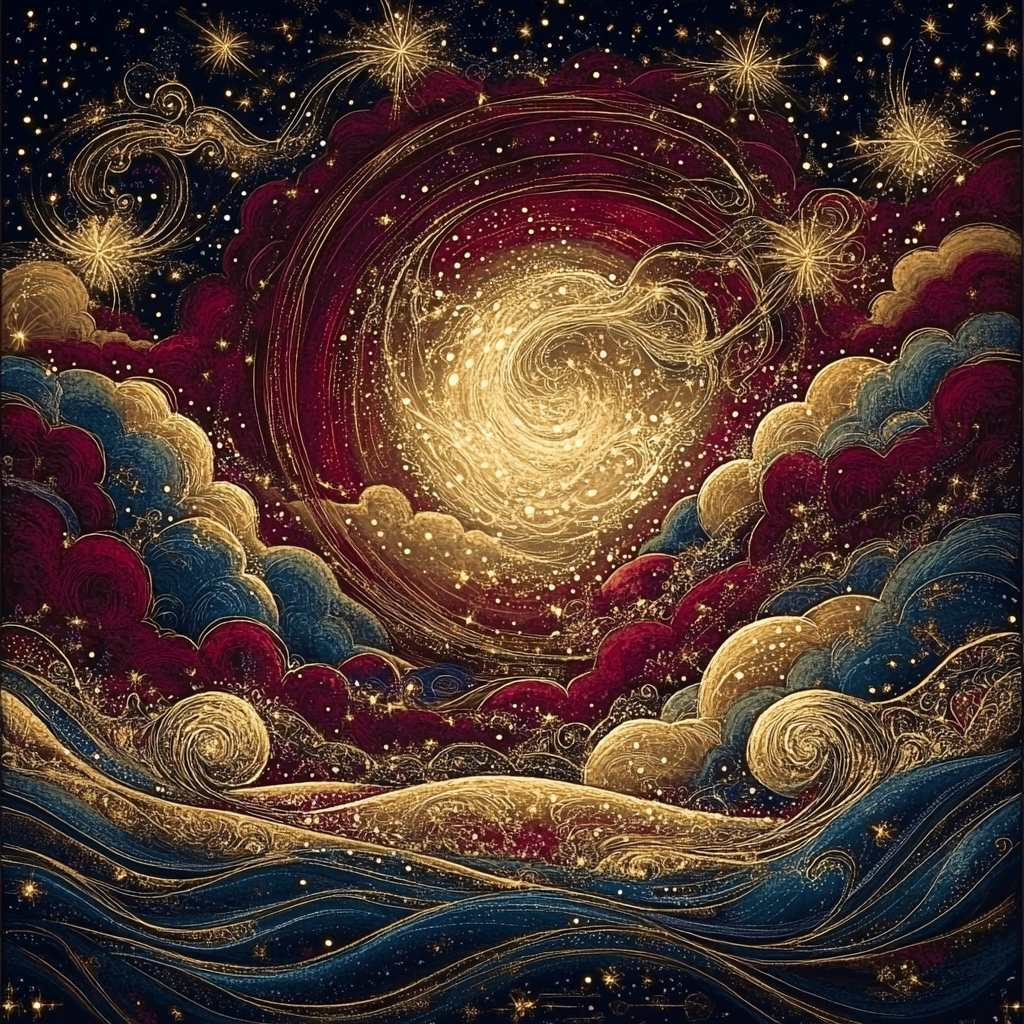 William Blake Inspired Mystic Vision Paint by numbers kits
