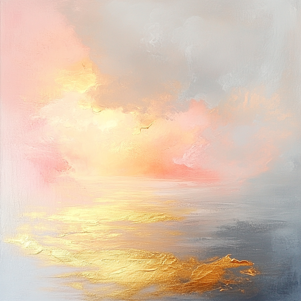 Turner Inspired Sunrise Over Harbor painting number kit