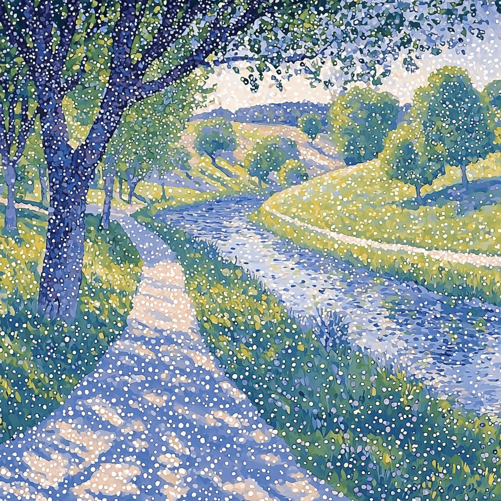 Georges Seurat Inspired Serenity In Symphony Numbered Painting Kits