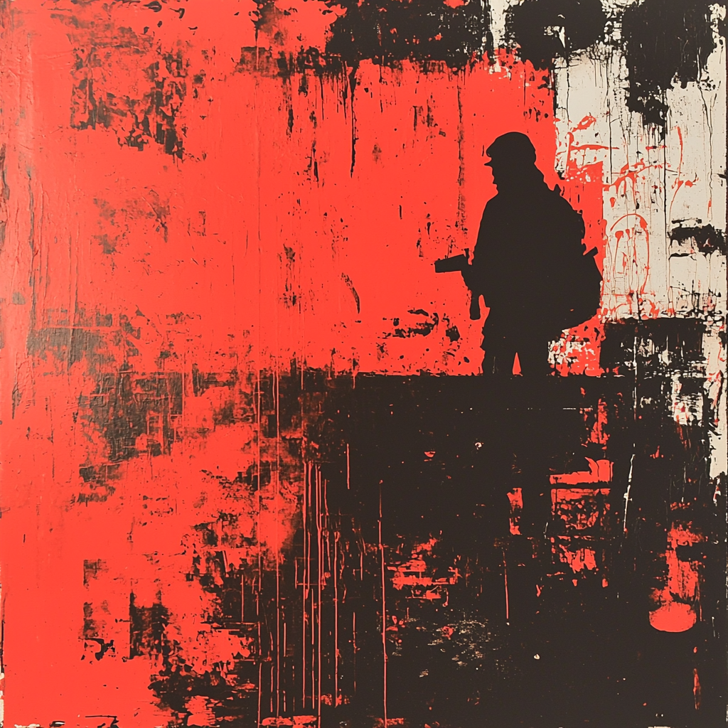 Banksy Inspired Confronting Reality Numbered Painting Kits