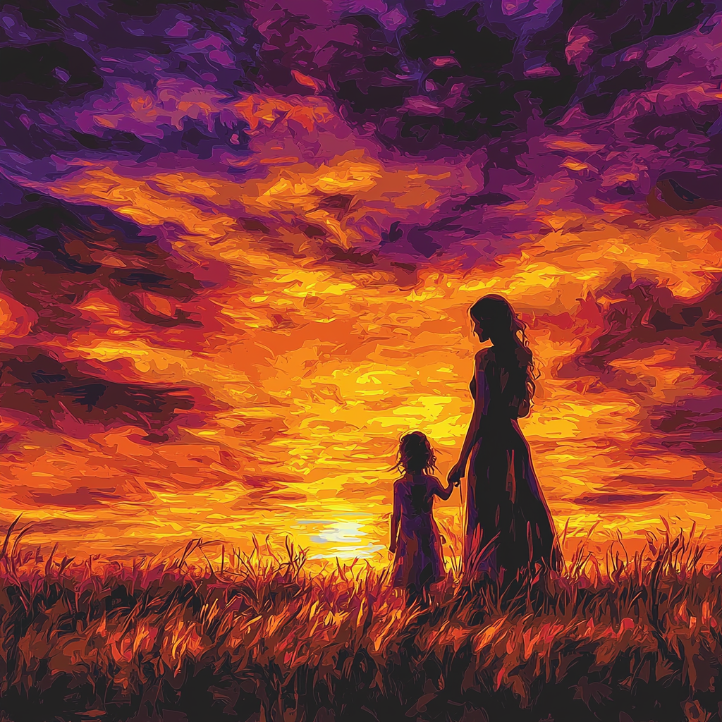 Hearts On The Horizon Painting By Numbers Kit