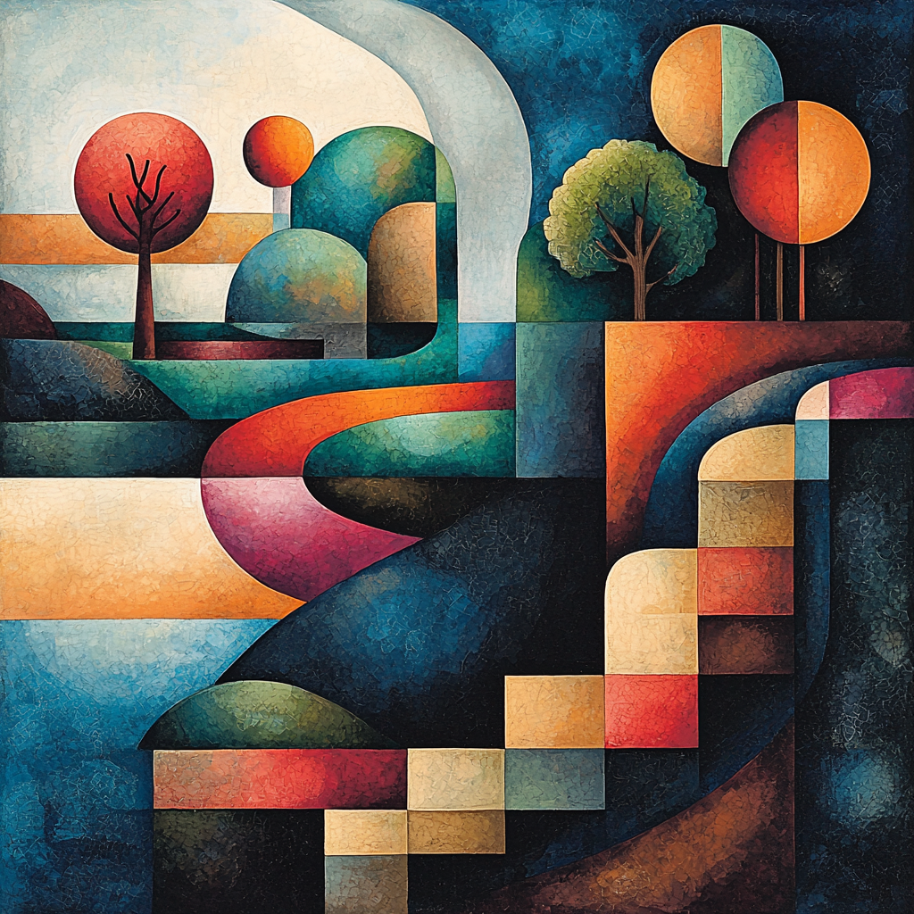 Paul Klee Inspired Harmony Of Vibrant Rhythms Paint By Numbers