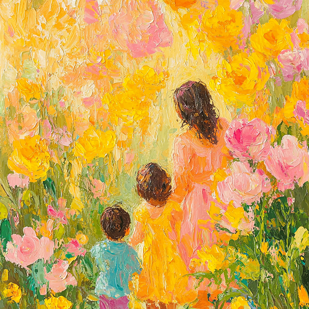 Spring's Loving Gaze DIY Paint By Numbers