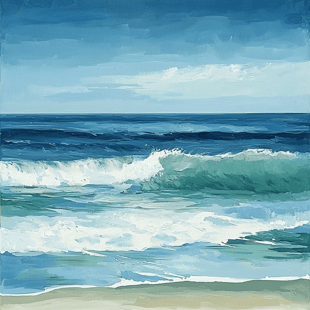 Winslow Homer Inspired Whimsical Waves Paint By Color