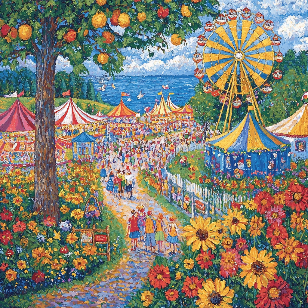 Sunny Days And Smiles Numbered Painting Kits