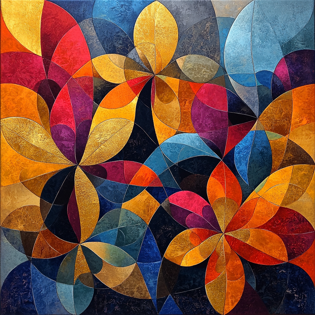 Gustav Klimt Inspired Golden Flora Painting Number Kit