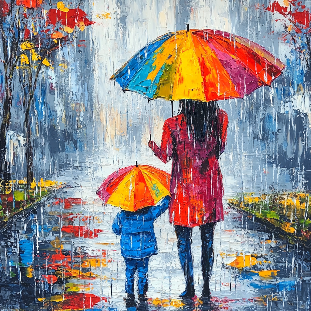 Mother's Loving Shield Paint By Numbers