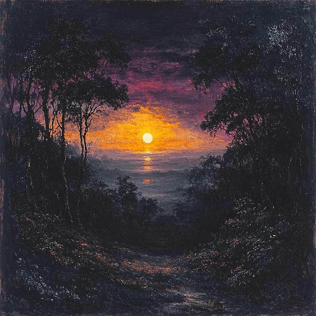 J.M.W. Turner Inspired Gothic Twilight Reverie DIY Paint By Numbers