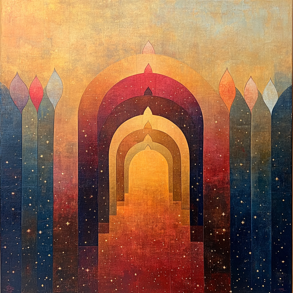 Paul Klee Inspired Celestial Garden Painting by numbers kit