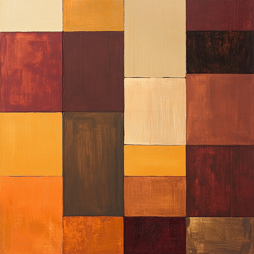 Mark Rothko Inspired Autumn Stillness Paint by numbers art